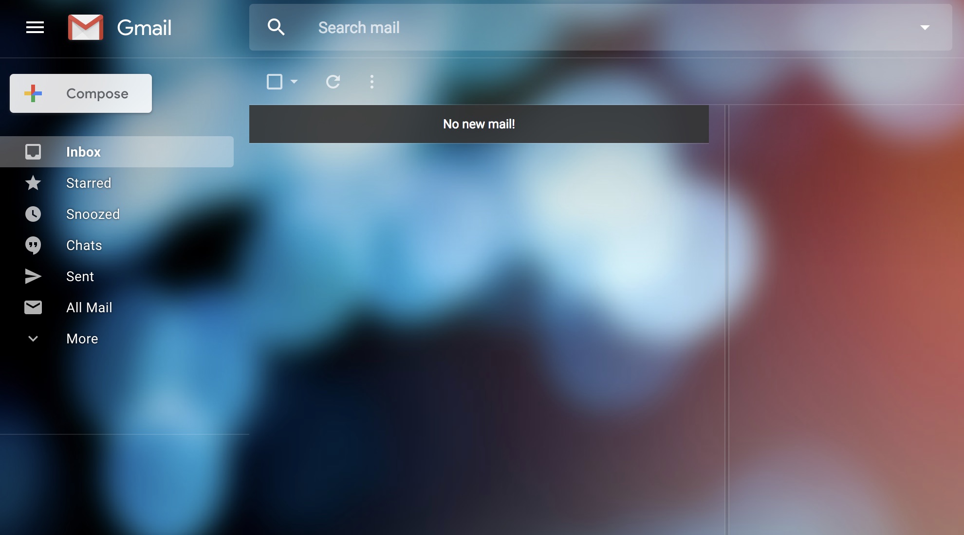 Gmail 2018 improvements (for dark text theme)