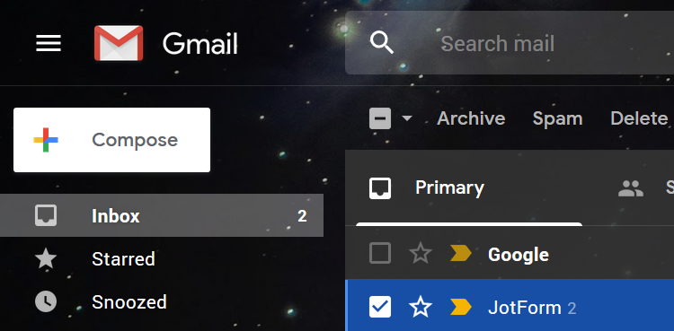 Square Compose Button - Gmail 2018