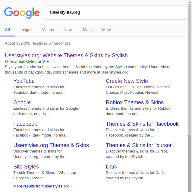 Google: Hide left margin when window is narrow