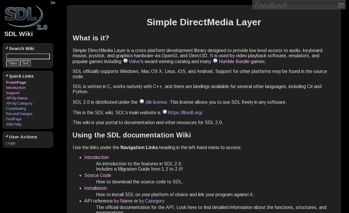 SDL Wiki Noire