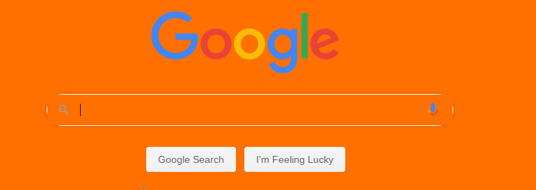orange and what for google