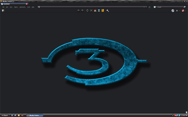 Firefox - about:blank - Halo 3 Blue Emblem