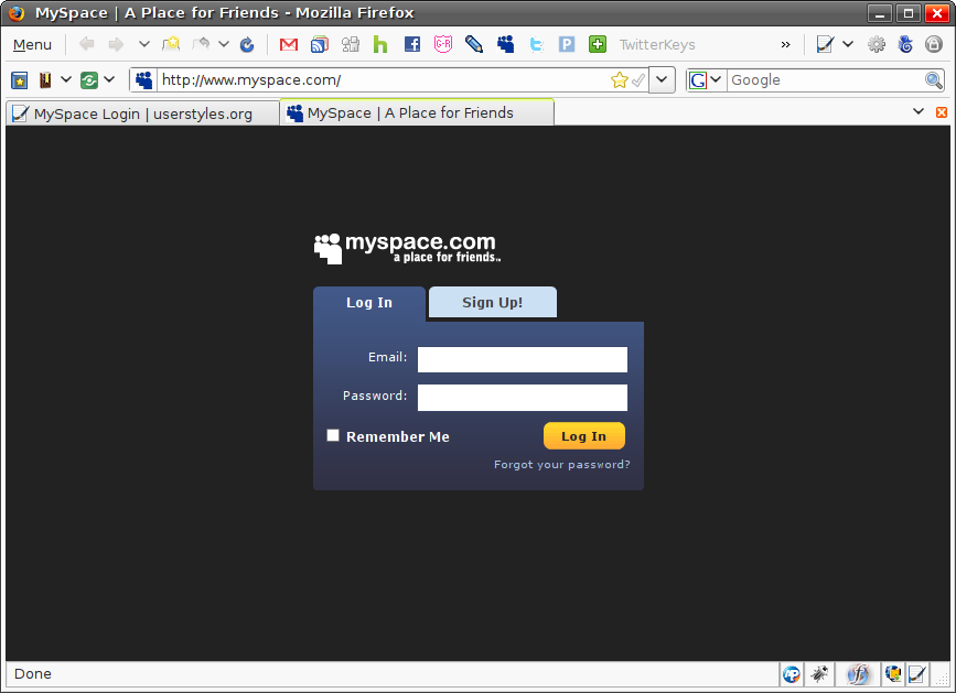 MySpace Login
