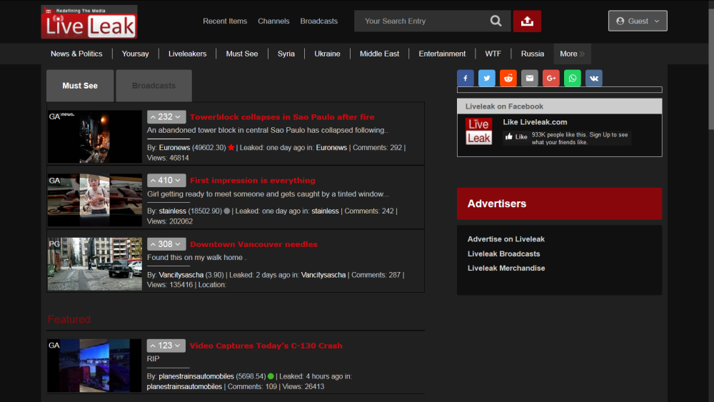 Liveleak Dark