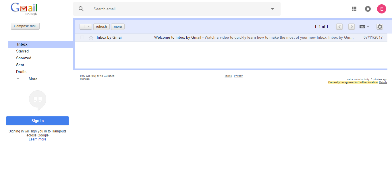 The Return of Old Gmail - 2010 design