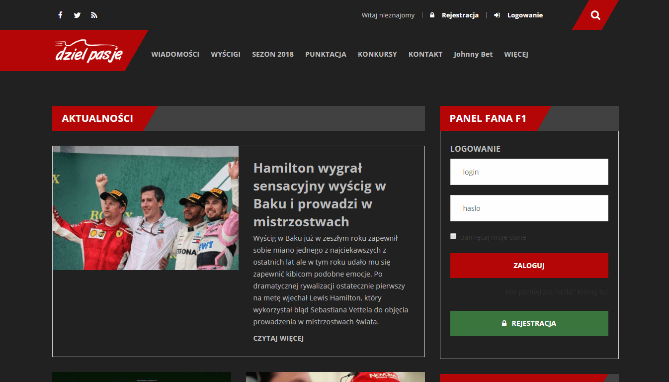 f1.dziel-pasje.pl - ciemny motyw