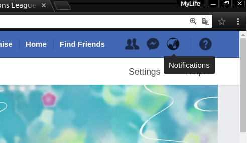Block LogOut FaceBook
