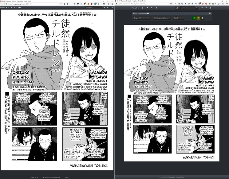 Minimal Mangadex (Legacy) - Portrait