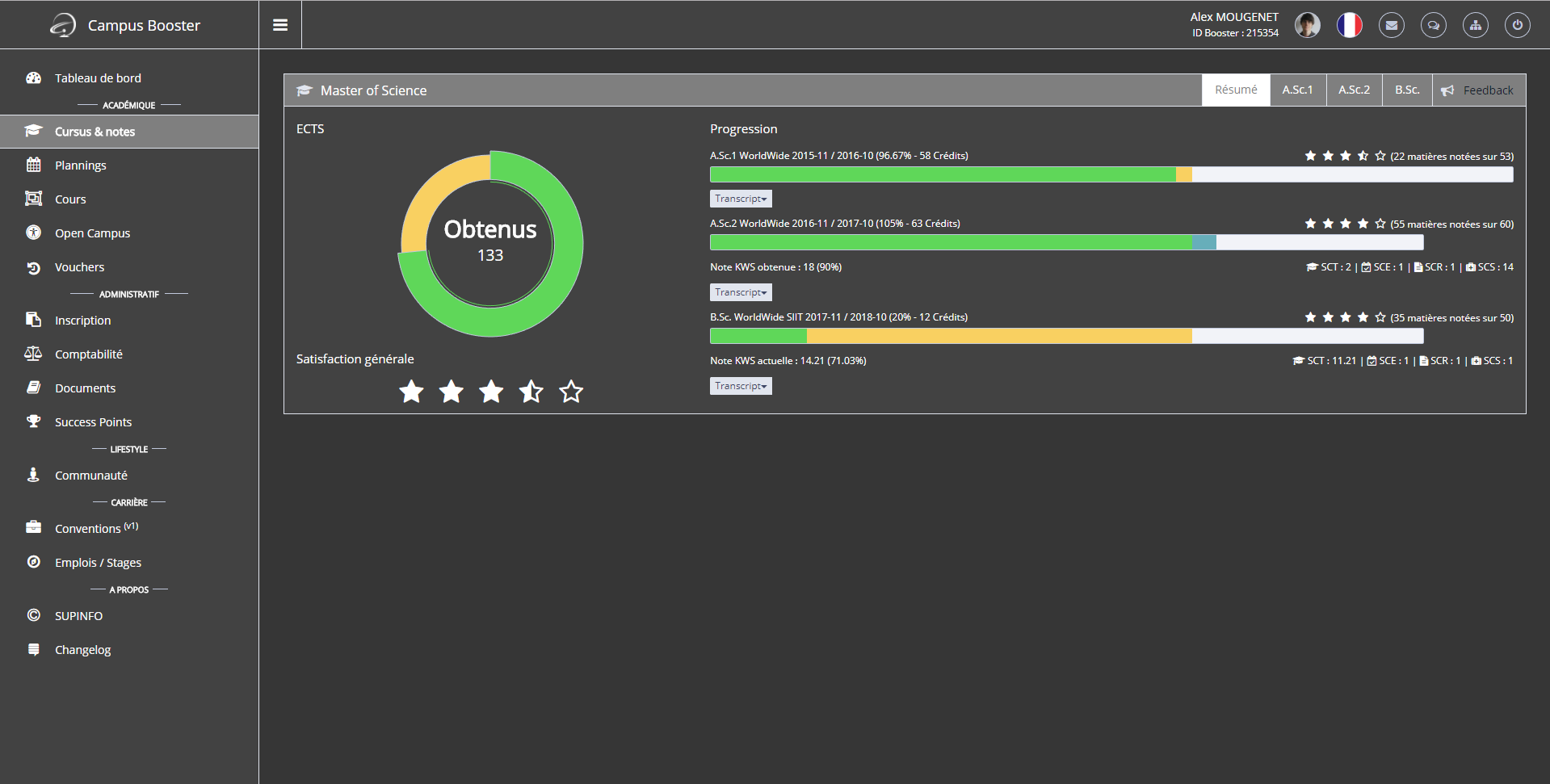 Dark Theme Campus-booster