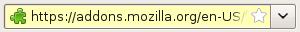 Firefox - No SSL-EV Company name, yellow url bar