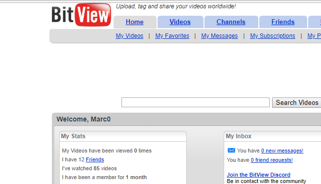 BitView style Youtube logo