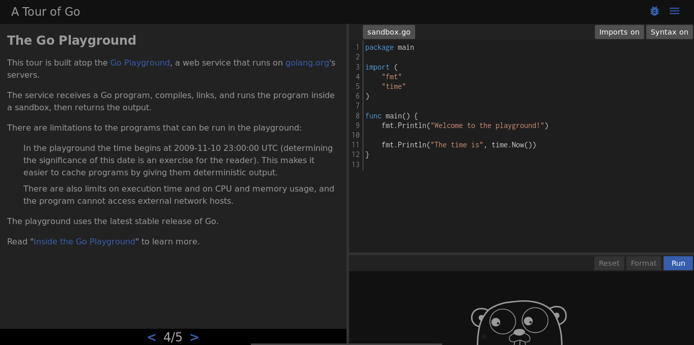 tour.golang.org - Improved Dark Theme