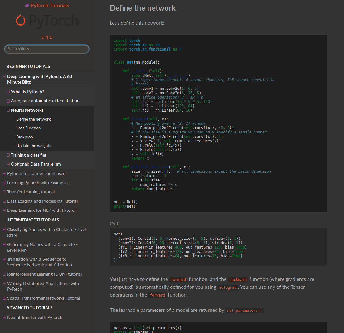 Read the Docs Dark