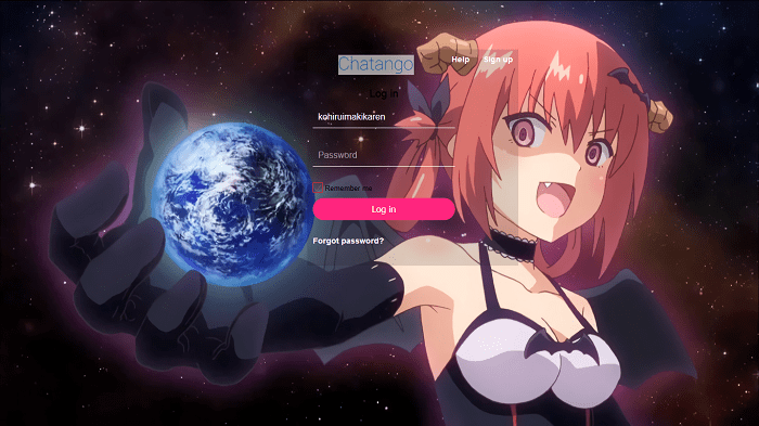 chatango anime login (Satania)