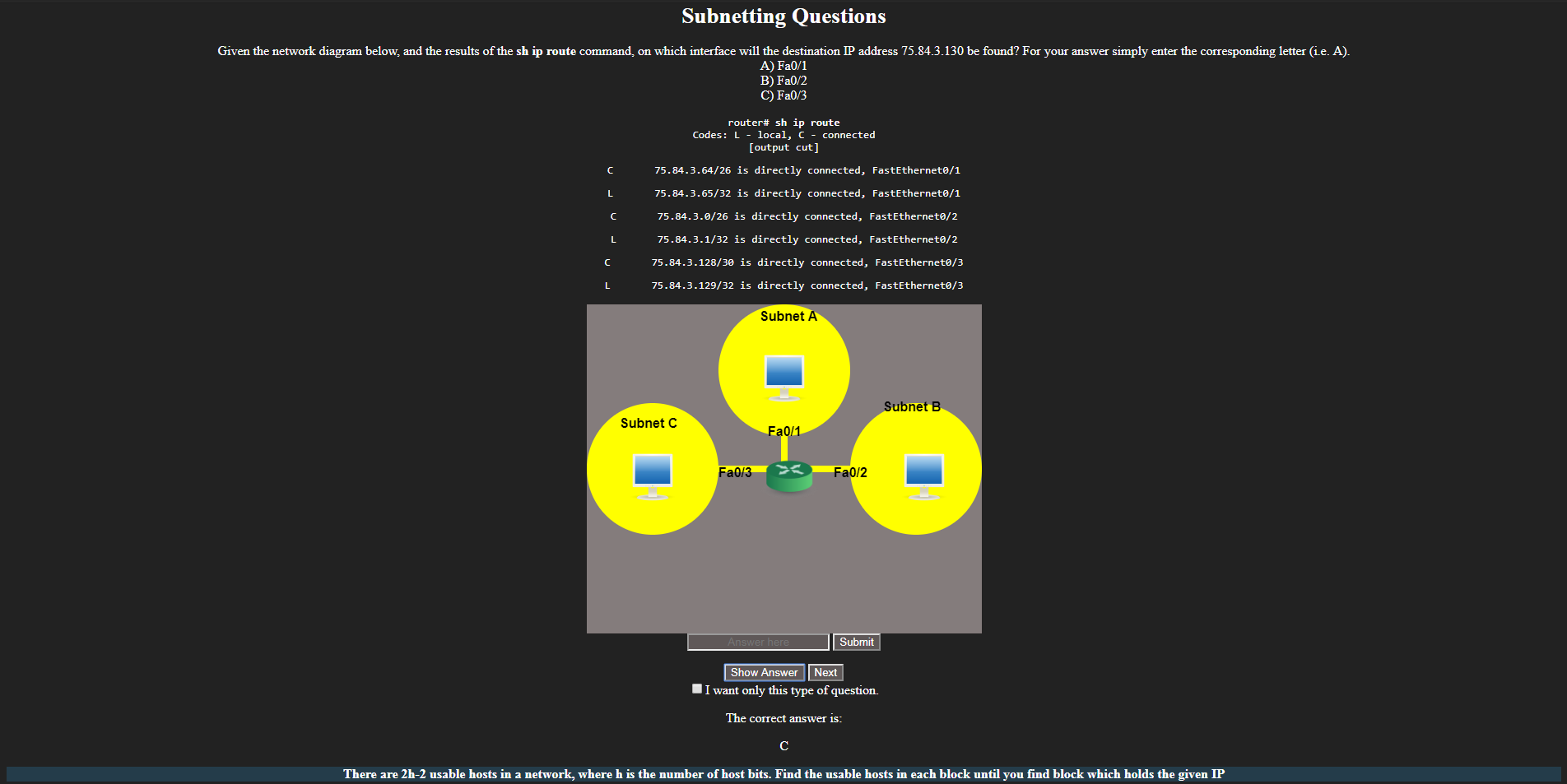 Subnetting Practice Dark & Centered