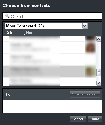 Google Contact Picker *Mobile me*