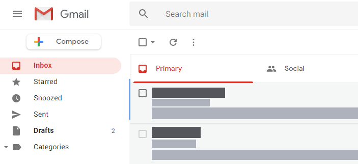 Slim Gmail Compose Button