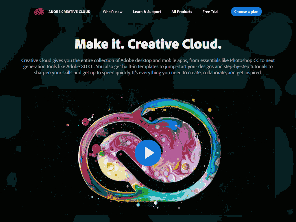 Adobe.com Local Navigation