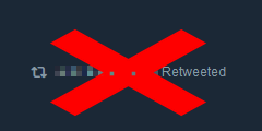 Twitter(old): hide retweet on user's home
