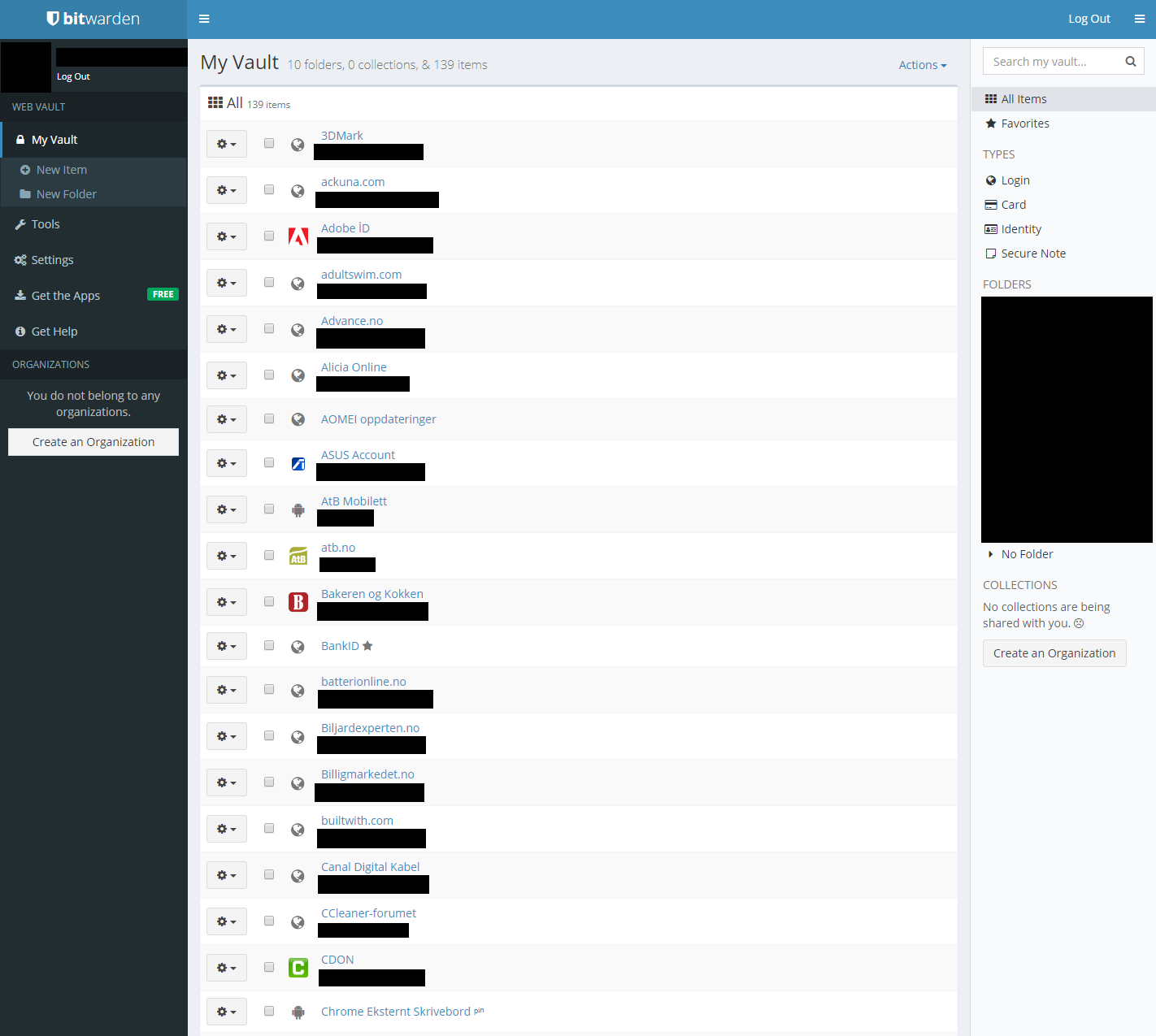 Bitwarden Wide