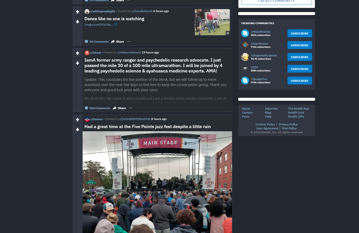 Dark/Night Mode for New Reddit Redesign