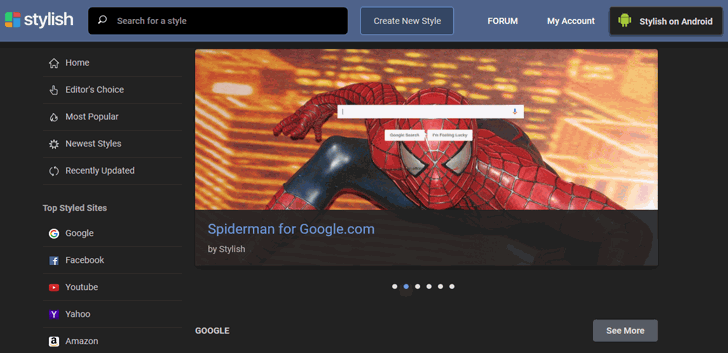 Userstyles Inspired Dark