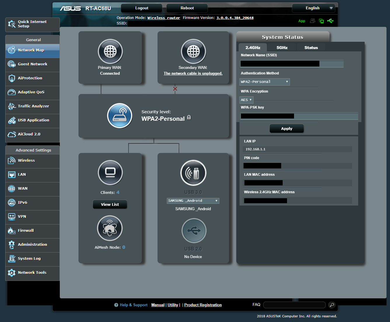 ASUS Router Wider