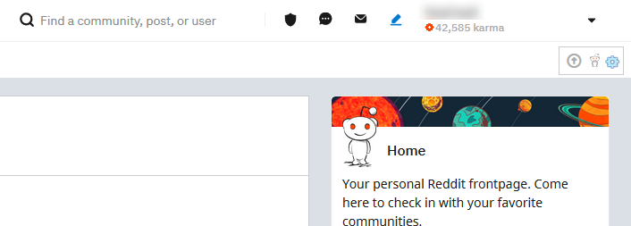 Hide reddit avatar in redesign header