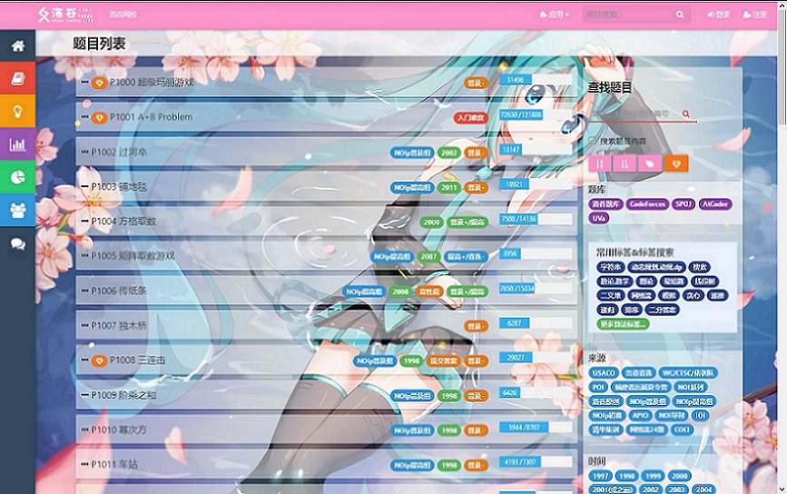 洛谷miku背景(luogu)