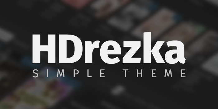 HDrezka — Simple Theme [Dark]