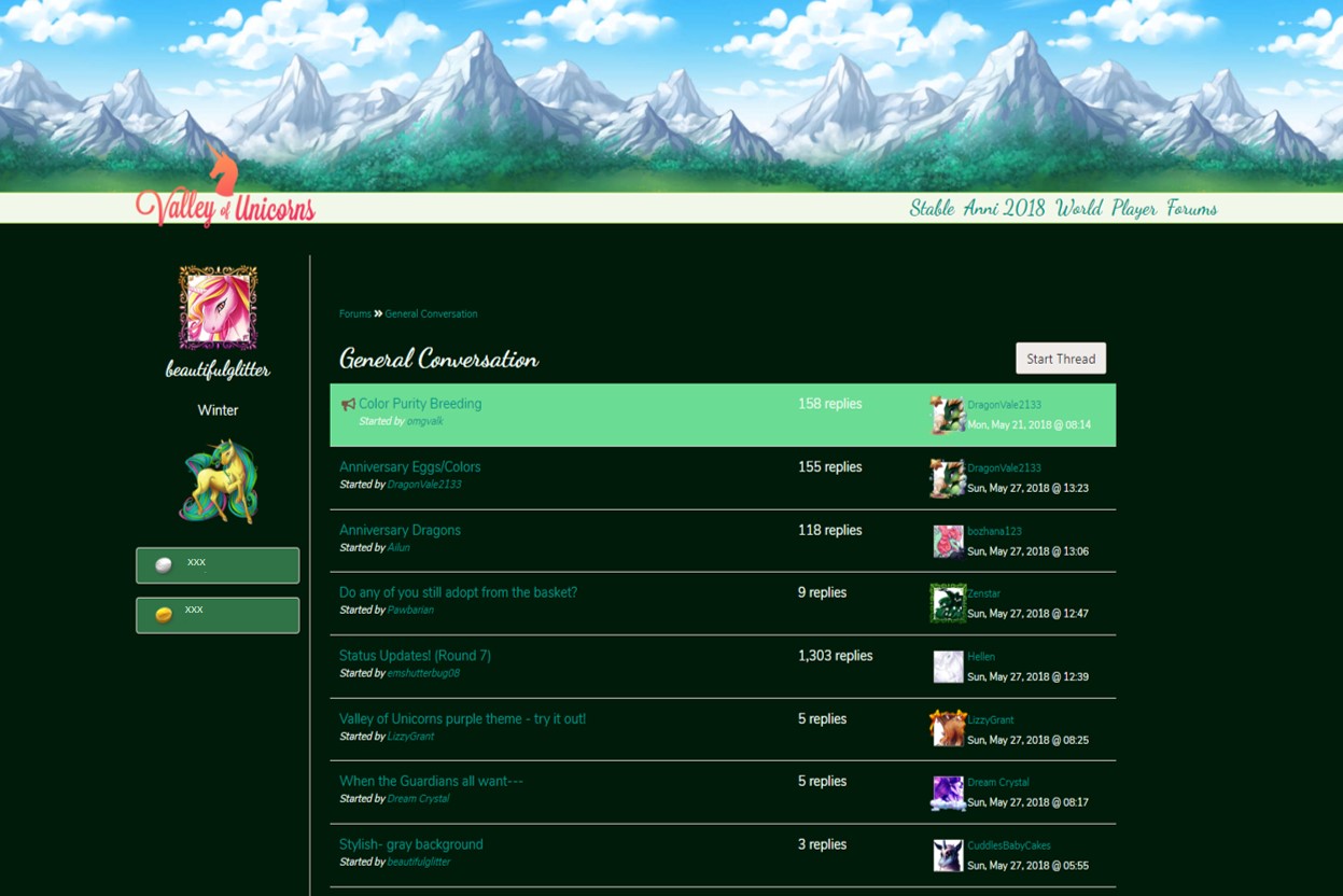 VoU Dark Green Theme