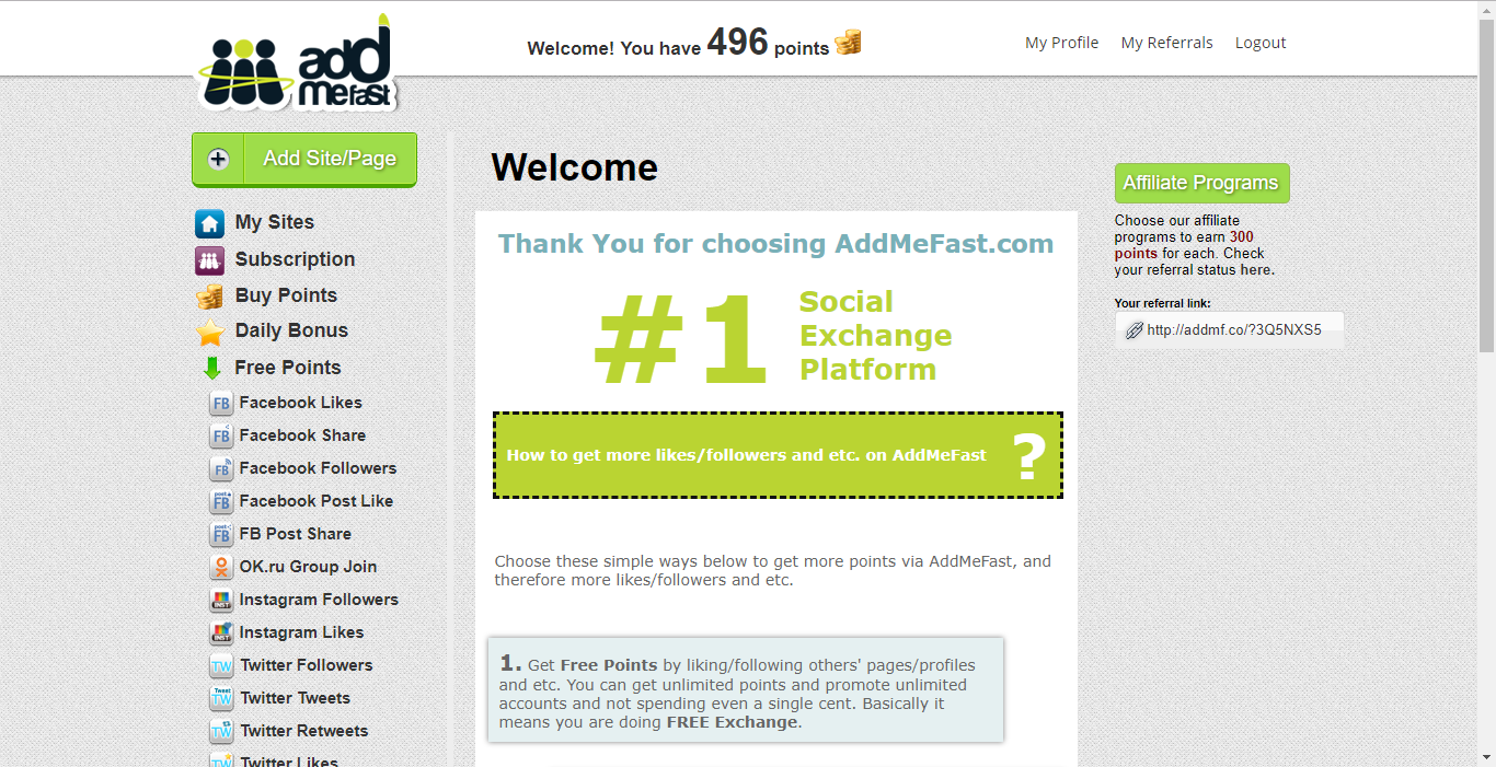 AddMeFast Content Remover