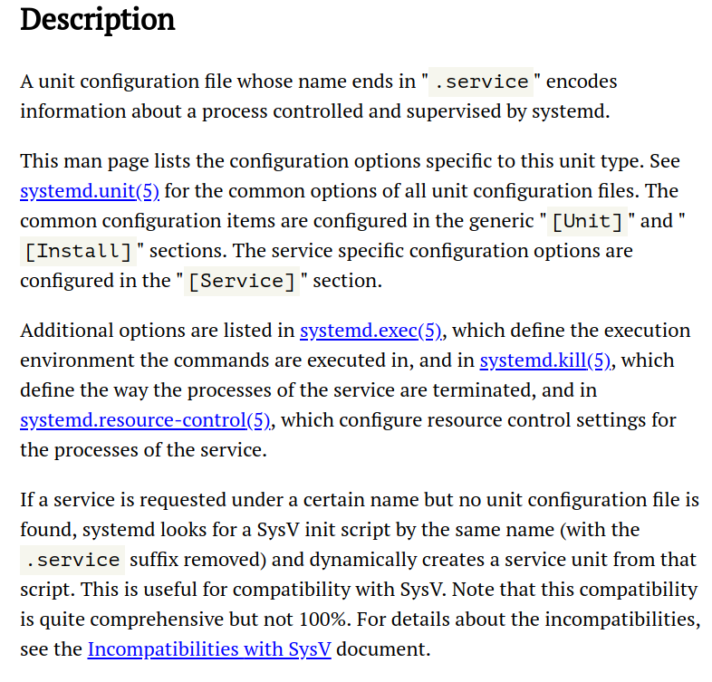 systemd-man