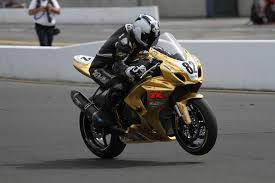 Golden R6 supermotorcycle