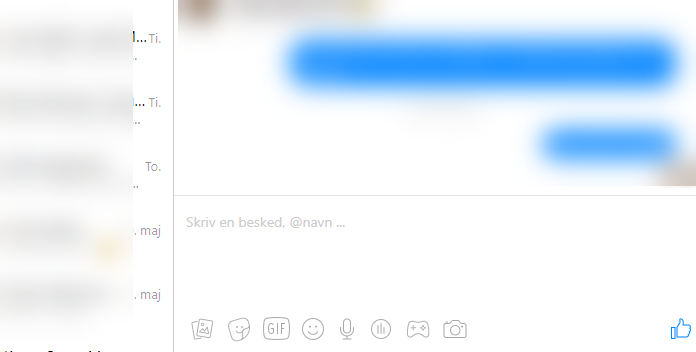 Extended Text Area in Messenger