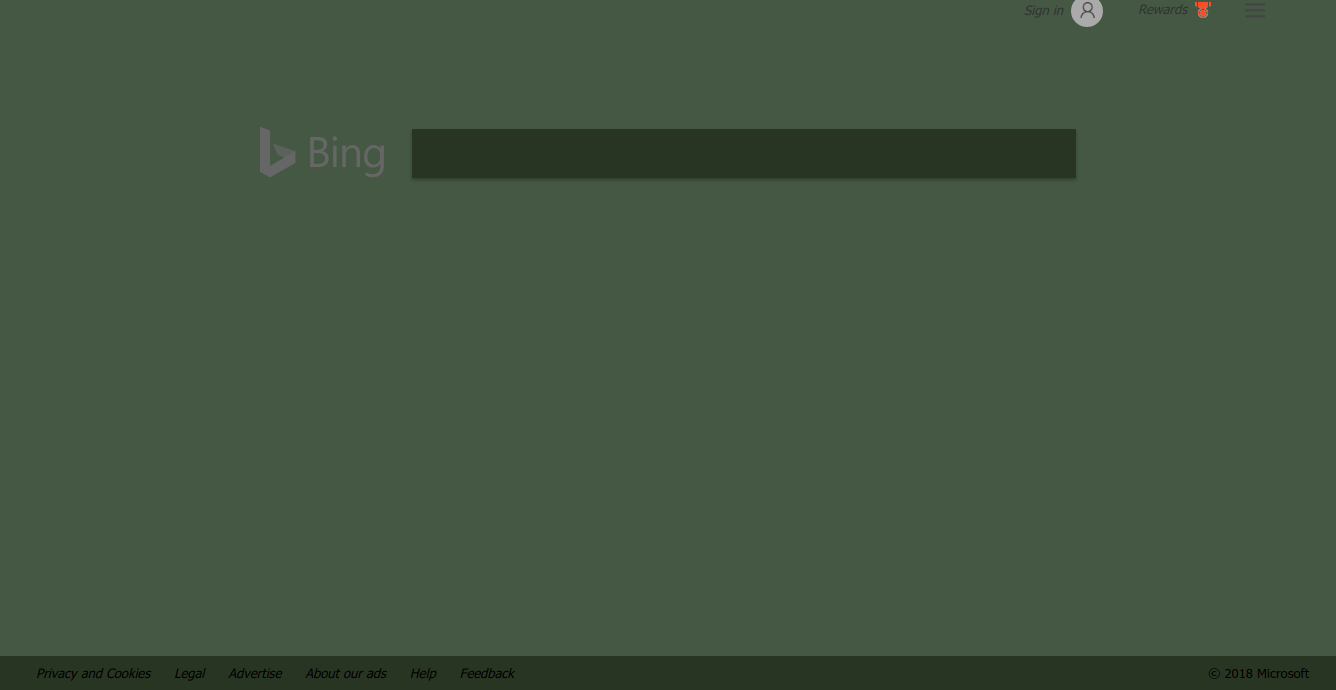 Dark Green Bing Color