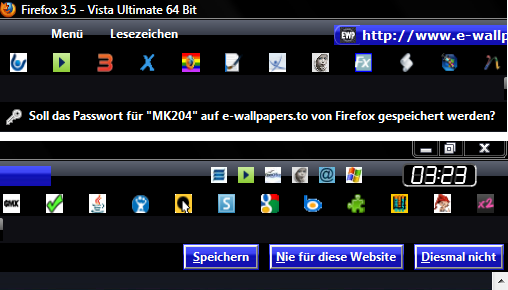 Firefox 3.5 - Save Password / Black