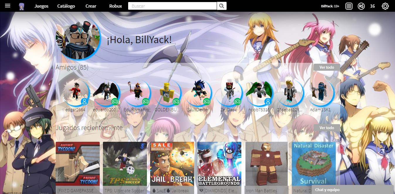Roblox Anime Angel Beats!