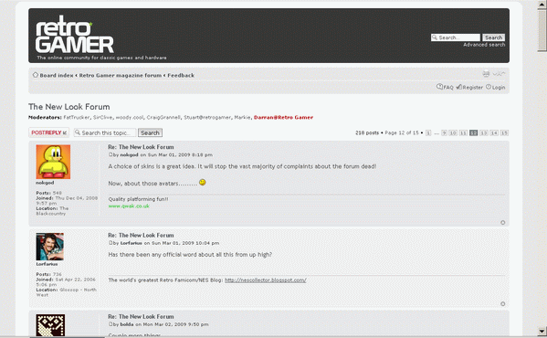 Retrogamer Forum Avatar Fix
