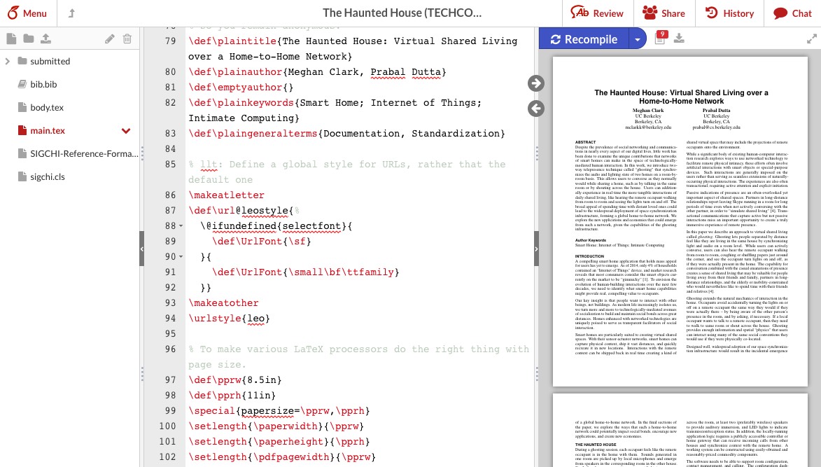 ShareLaTeX Theme for Overleaf v2