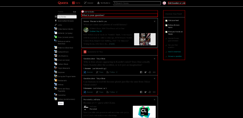 quora black&red