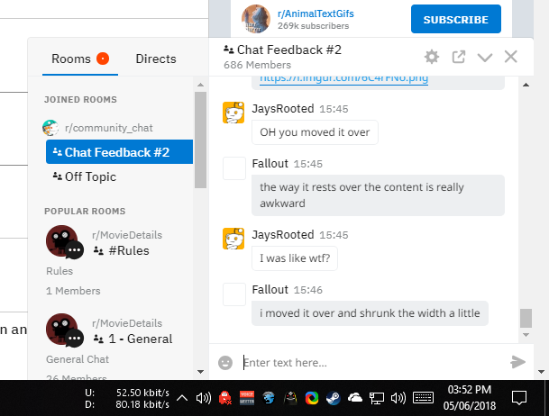 Reddit chat fixer