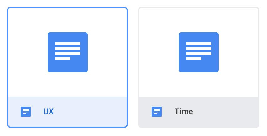 Google Drive 2018 UX