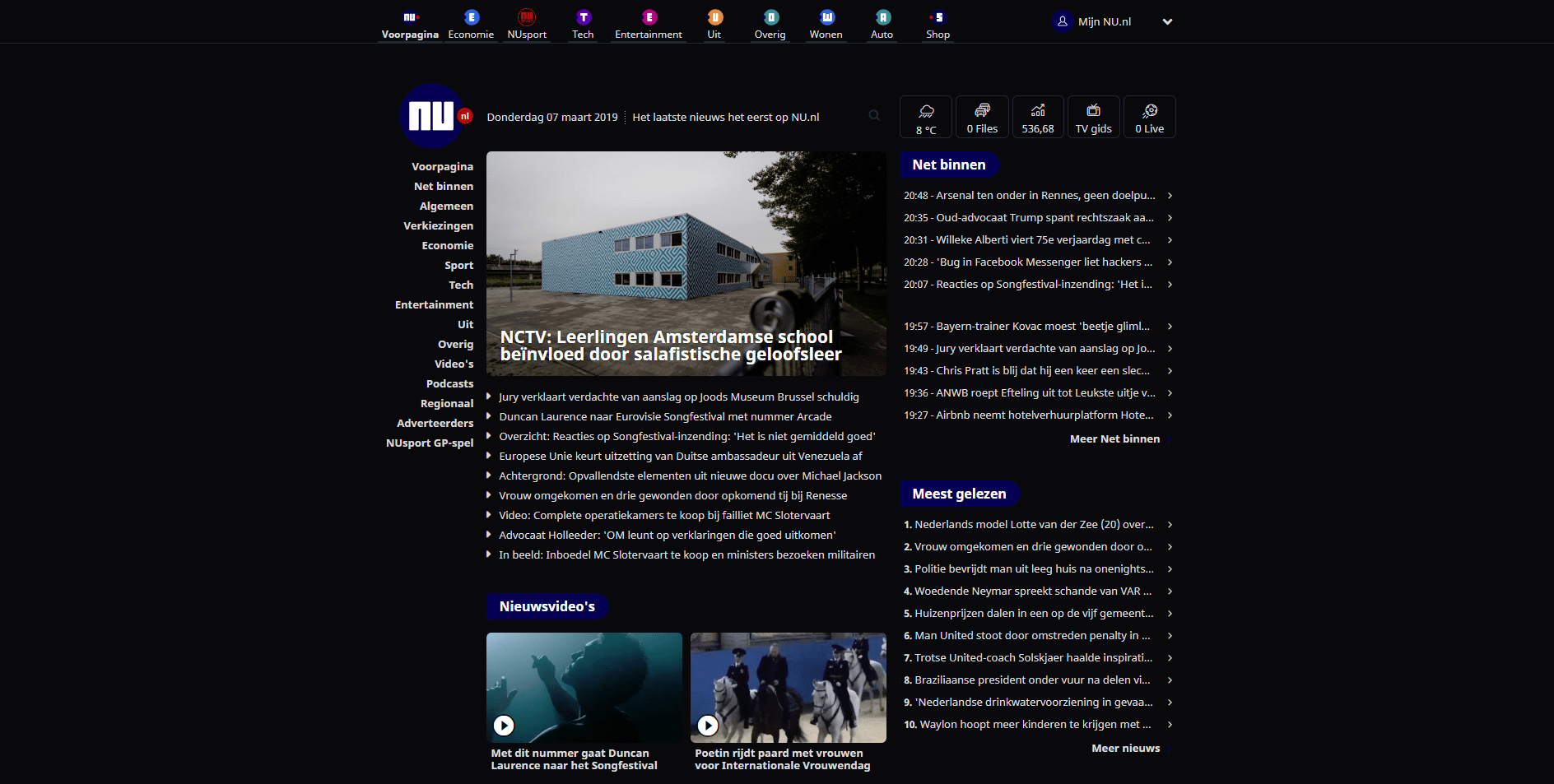NU.nl (Dark)