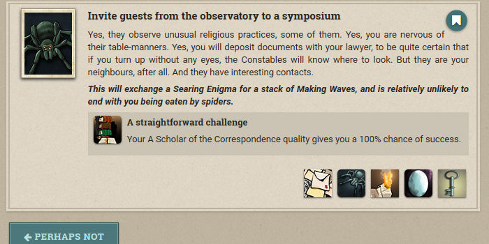 Fallen London - Remove Specific Go Buttons