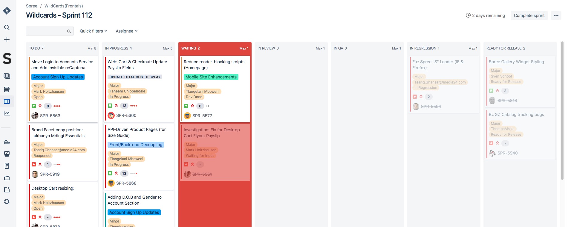 Jira Kanban Board