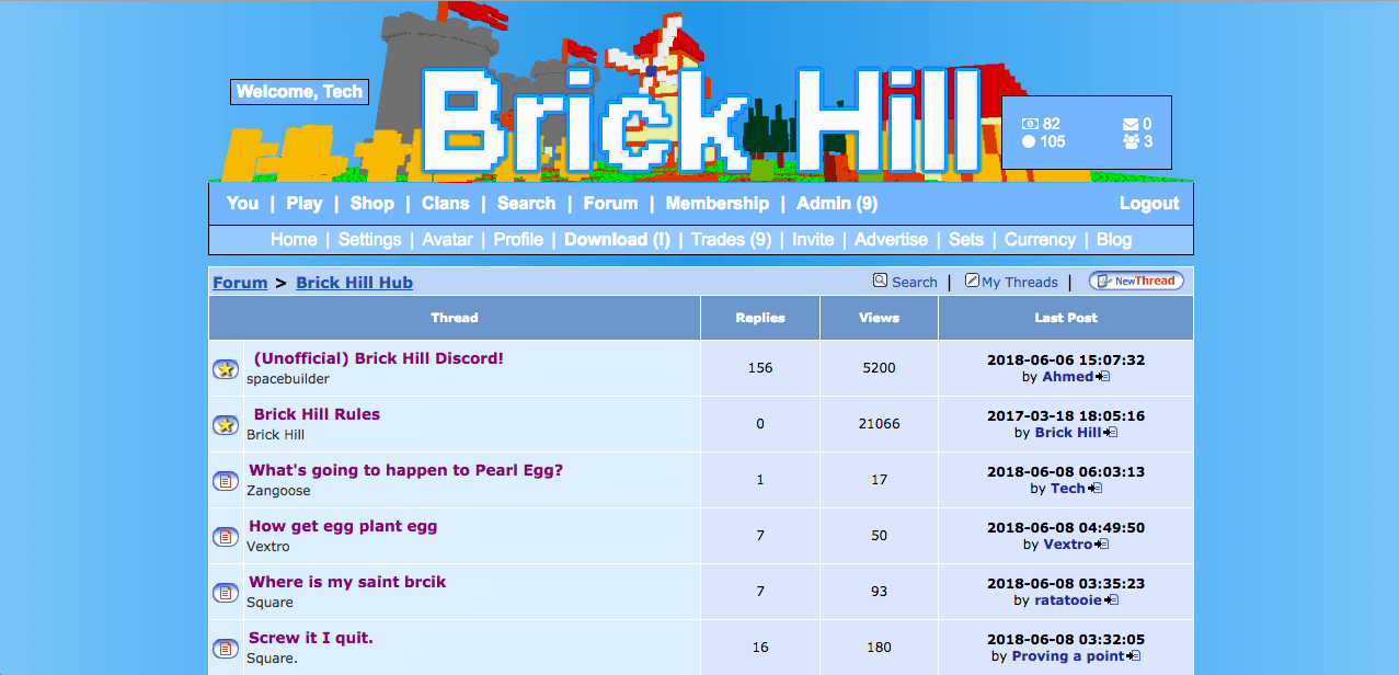 Brick Hill ROBLOX 2012 Theme