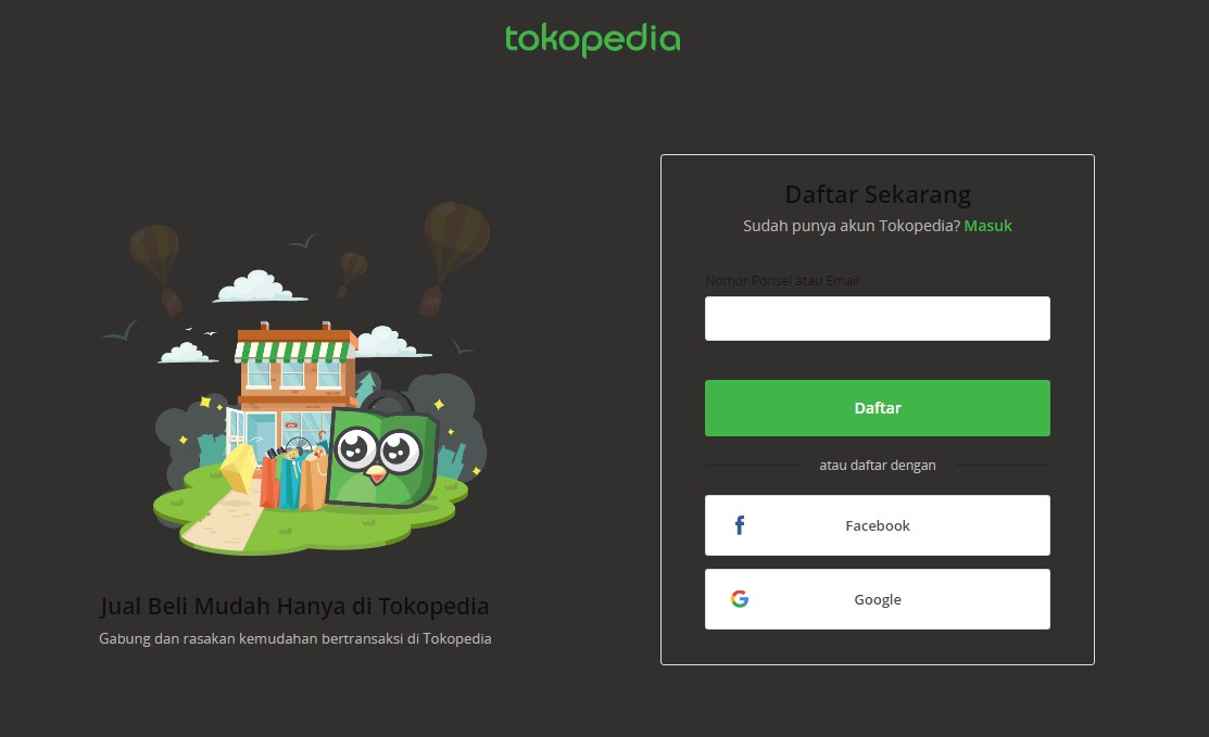 Dark Grey for Tokopedia