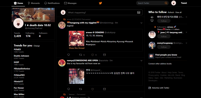 like twitter but different nightmode but 4 firefox