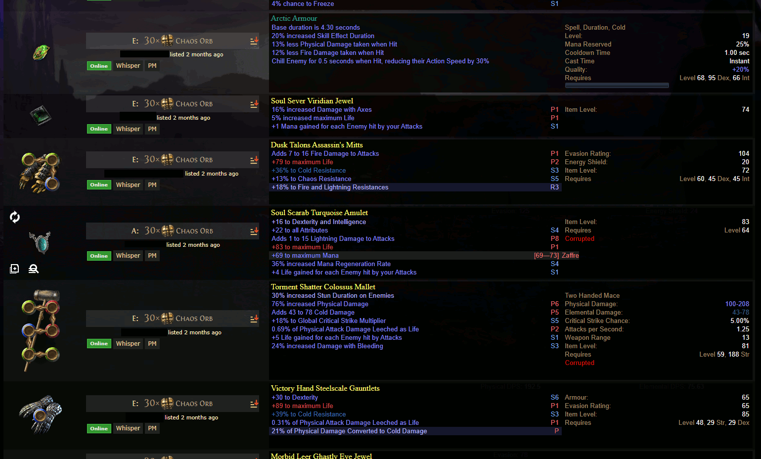 poe trade slim